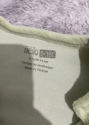 Kız Çocuk Yeşil Düğmeli Eşofman Takımı - Görsel 2