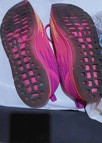 39 Beden Pembe Bağcıklı Tie-Dye Desenli Kadın Spor Ayakkabı