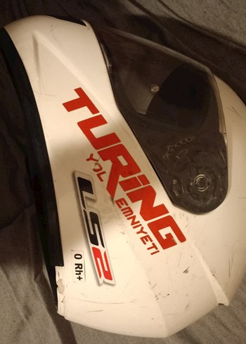 Beyaz Ls2 Kask L beden - Görsel 3