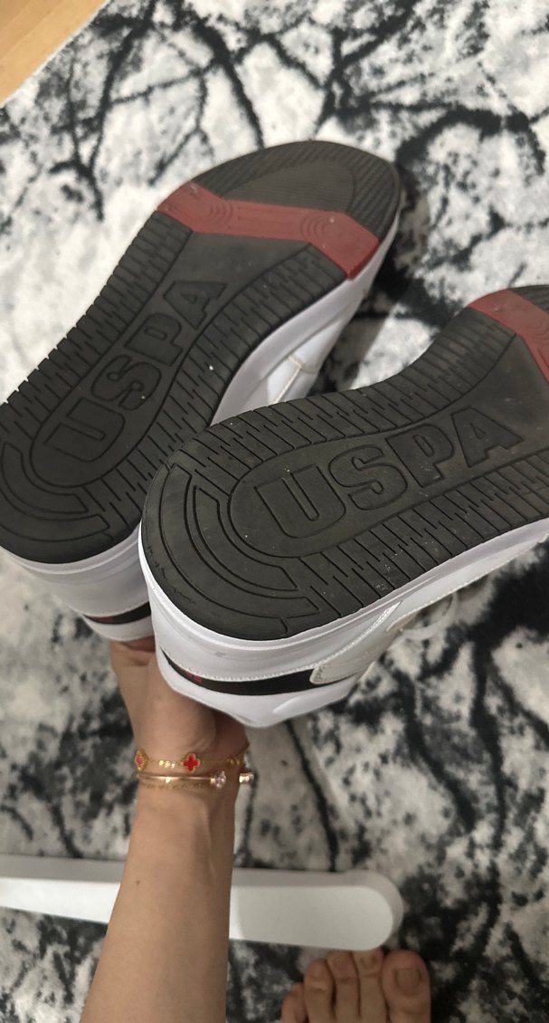 Beyaz erkek Spor Ayakkabı - USPA - Görsel 4