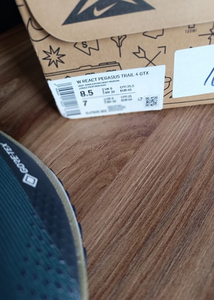 Orjinal Nike Pegasus Trail Gore Tex - Görsel 2