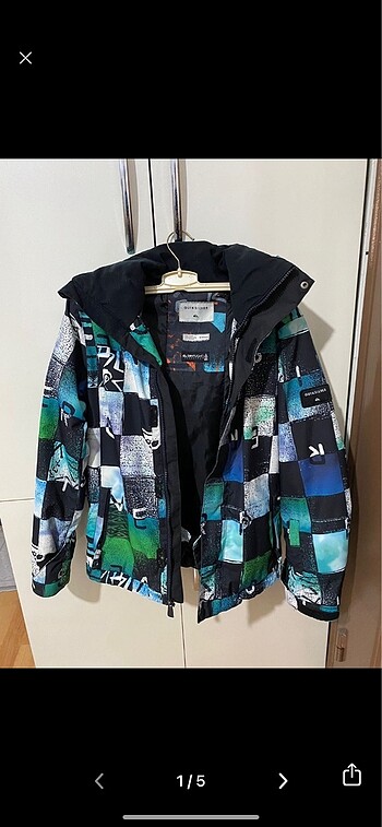 QUIKSILVER KAPİŞONLU ÇOCUK KAYAK MONTU