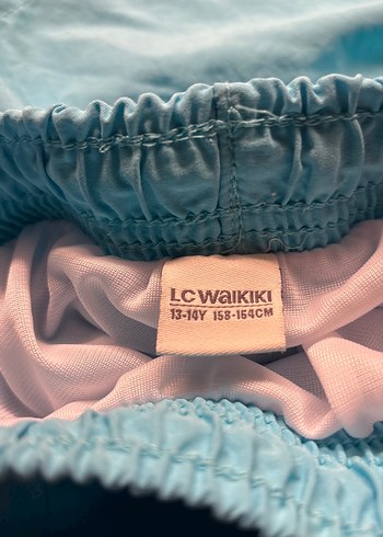 Mavi Midi Erkek Yüzme Şortu - Görsel 5