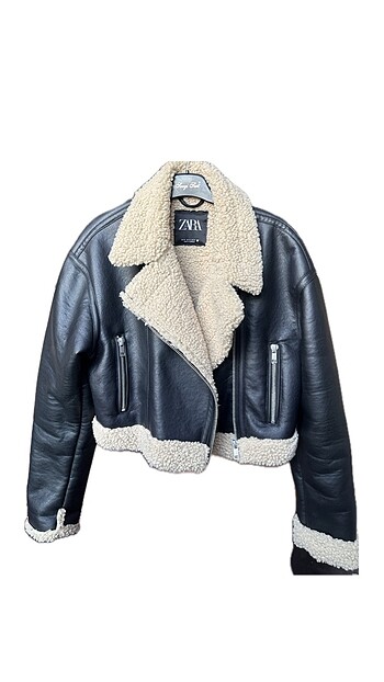 s Beden Zara Deri Ceket Biker Ceket