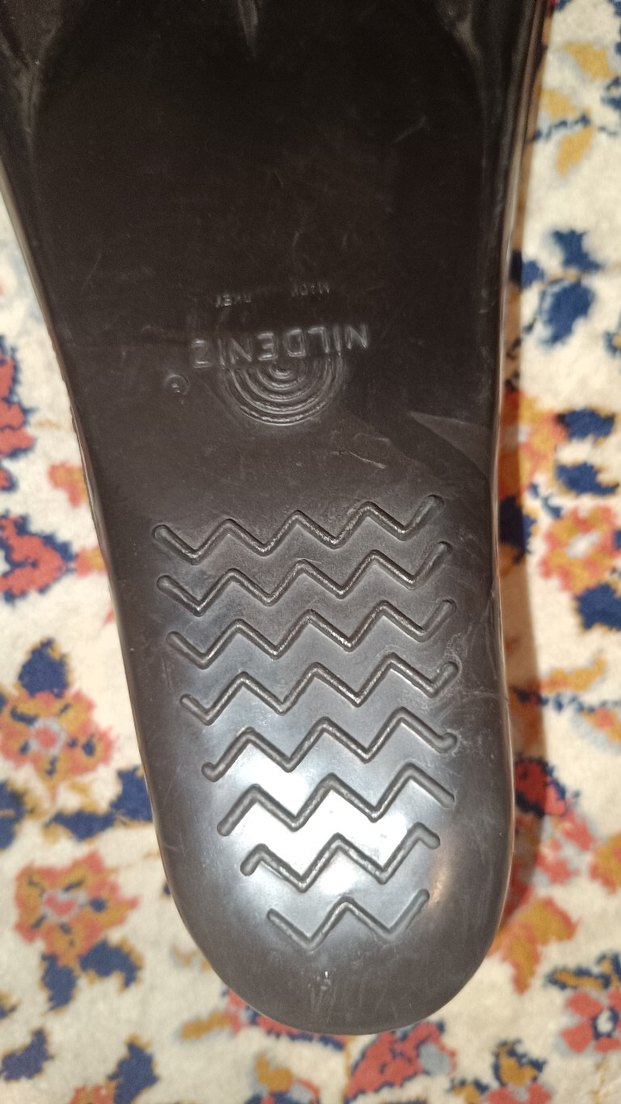 Erkek Kadın Siyah Kauçuk Su Paletleri - Görsel 2