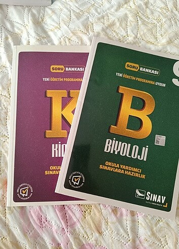9. Sınıf kimya ve biyoloji test kitabı 