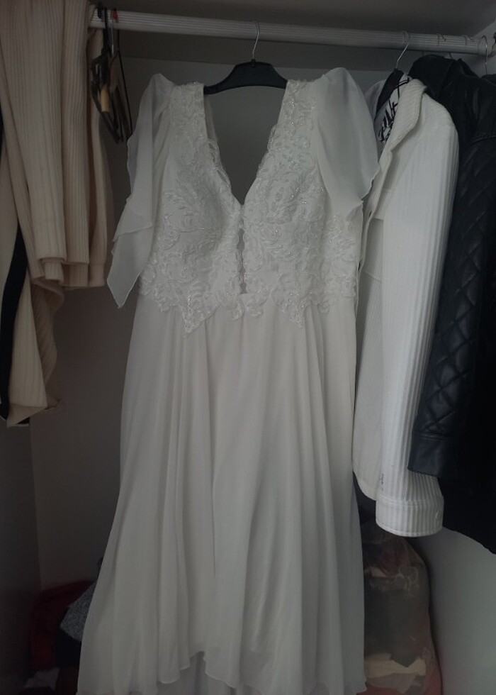 beyaz nikah elbisesi - Görsel 2