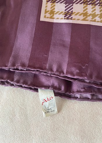 Mor Desenli eşarp - Görsel 2