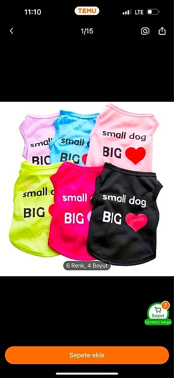 Köpek tişört