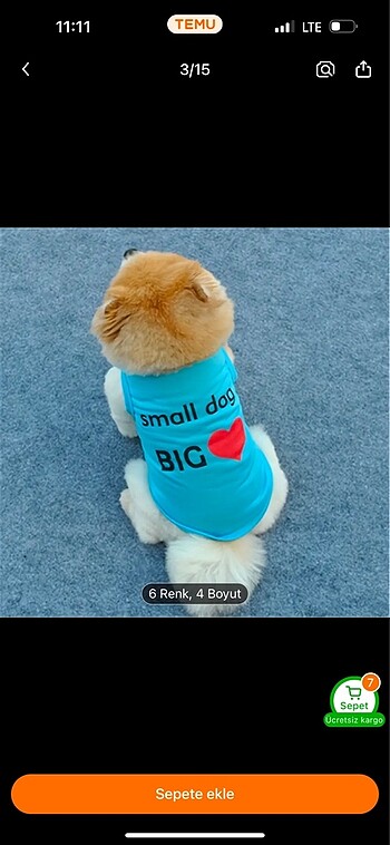 Köpek tişört
