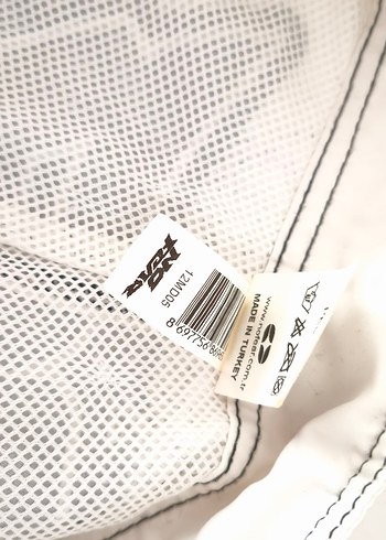 Erkek Beyaz Kemerli Mini Şort - Görsel 3