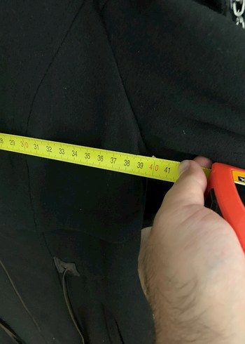 Kürk Detaylı Siyah Uzun Kadın Kaban - Görsel 6