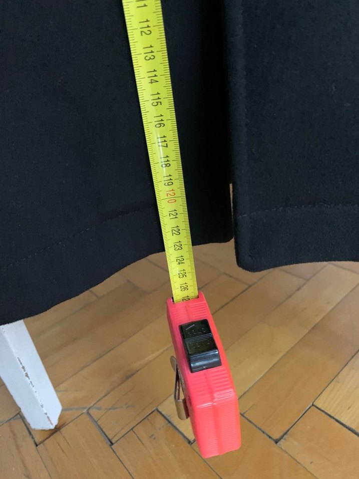 Kürk Detaylı Siyah Uzun Kadın Kaban - Görsel 5