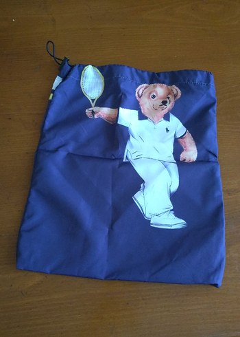 Polo Ralph Lauren Mavi Elastik Erkek Spor Çantası - Polo Ralph Lauren