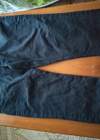 Düğmeli Kahverengi Rahat Kesim Erkek Kot Pantolon