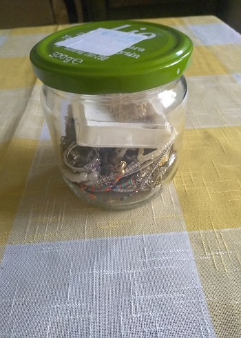 diğer Beden beyaz Renk Beyaz Boncuklu Vintage Bohem Takı Seti