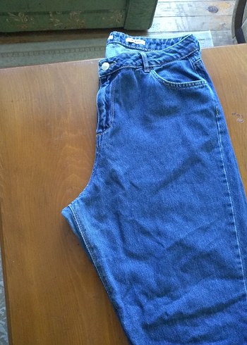 Diğer Renkli Baskılı Mom Fit Kot Pantolon