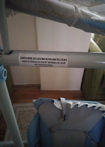 Pastel Mavi Bebek Mama Sandalyesi - Görsel 4