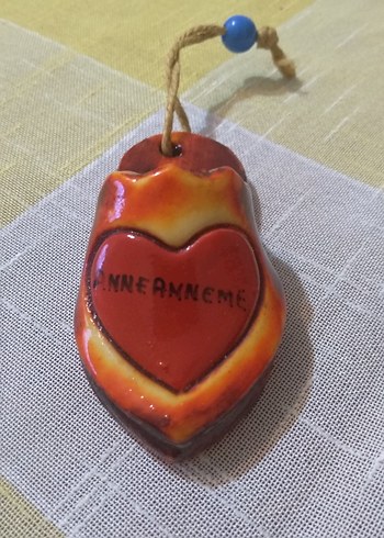 Parlak Turuncu Desenli Fırın Eldiveni - Görsel 3