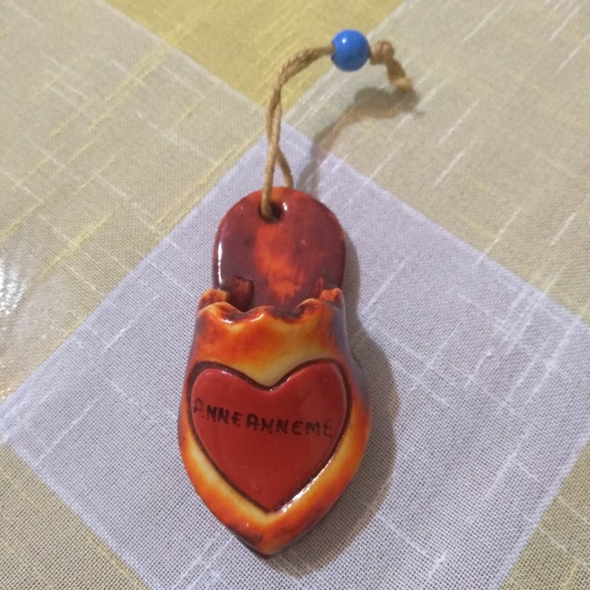 Parlak Turuncu Desenli Fırın Eldiveni - Görsel 2