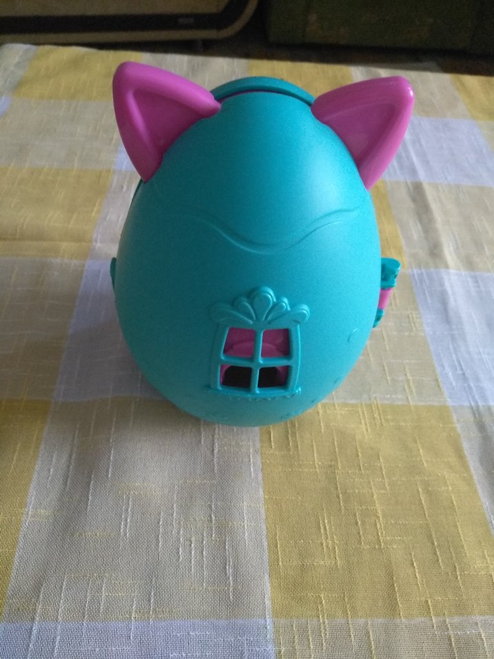 Pembe Kulaklı Mini Oyun Evi Oyuncak - Görsel 3