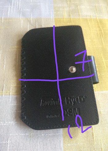 Siyah Baskılı Erkek Cüzdan - Görsel 3