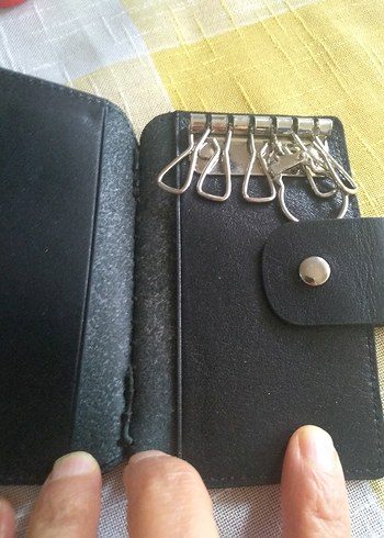 Siyah Baskılı Erkek Cüzdan - Görsel 2