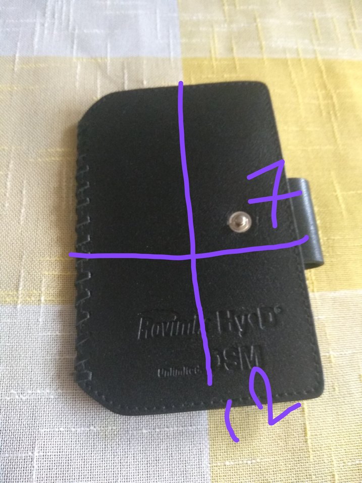 Siyah Baskılı Erkek Cüzdan - Görsel 3