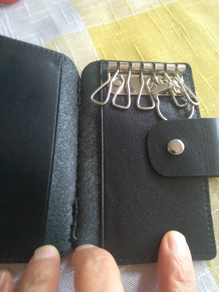 Siyah Baskılı Erkek Cüzdan - Görsel 2