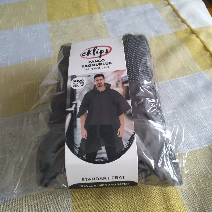 Siyah Kadın Street Wear Yağmurluk - Görsel 2