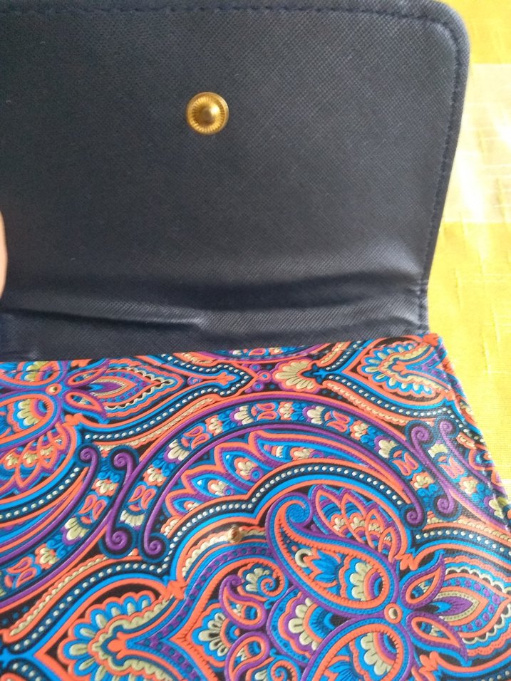 Renkli Bohem Kadın Cüzdanı Fermuarlı - Görsel 4