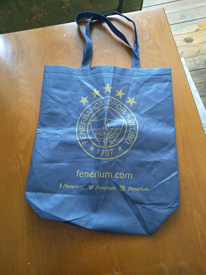 Mavi Spor Temalı Kadın Tote Çanta - Görsel 2