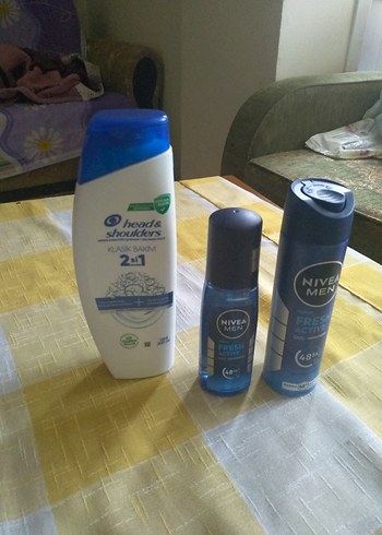 Erkekler için Şampuan ve Deodorant Seti - Görsel 3