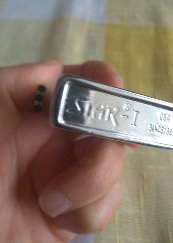 Gri Vintage Erkek Rozeti - Görsel 2