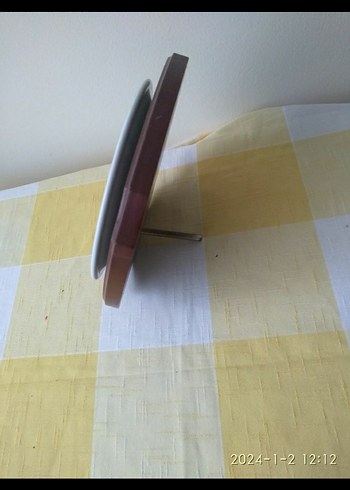 Etnik Desenli Mavi Tabak - Görsel 3