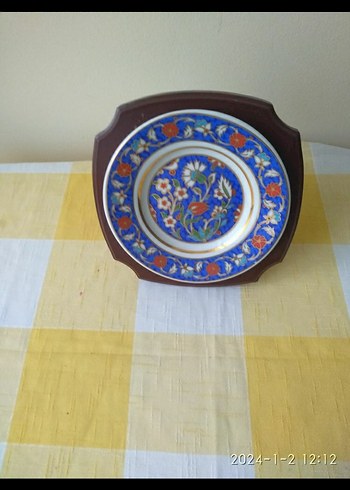 Etnik Desenli Mavi Tabak - Görsel 2