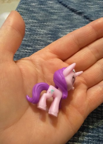 Pastel Mor Unicorn Figür
