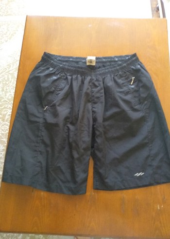 Erkek Siyah Mini Rahat Kesim Spor Şort