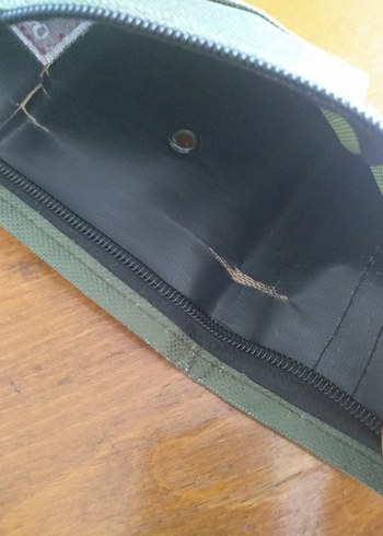 Gri Kamuflaj Erkek Cüzdanı Komando İşlemeli - Görsel 3