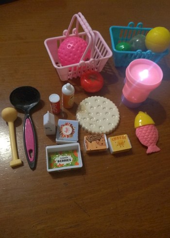 Diğer Pembe Mini Mutfak Aksesuarları Seti