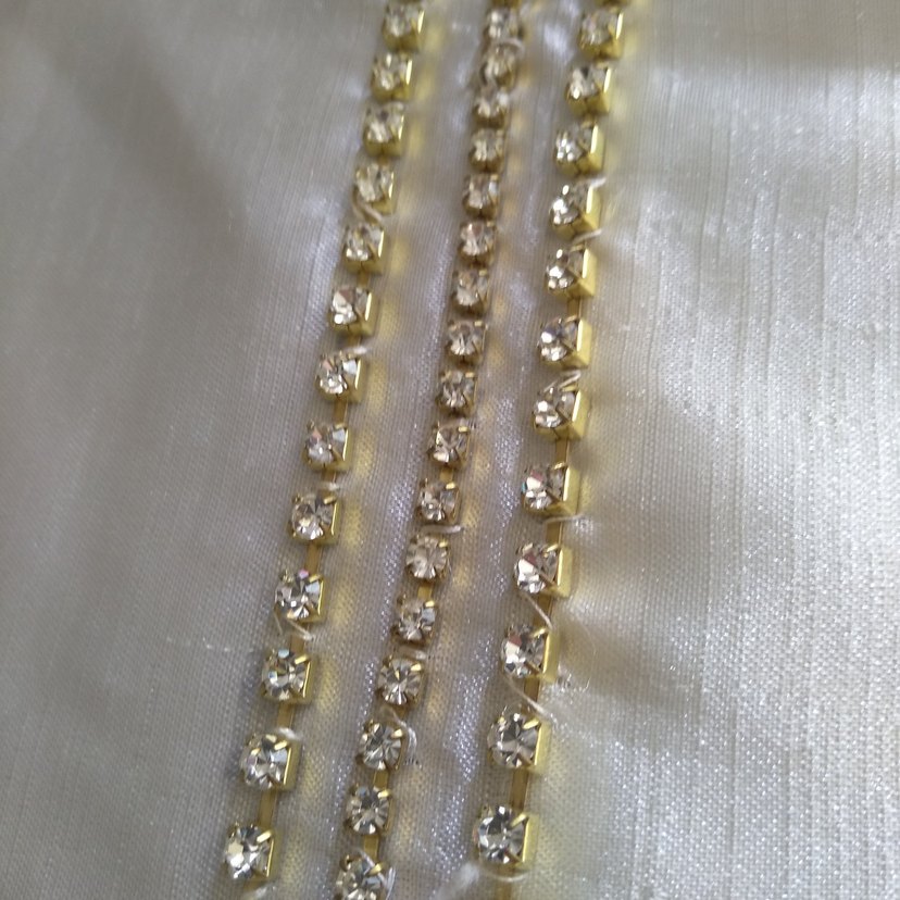 Altın Renkli Payetli Kadın El Zinciri - Görsel 3