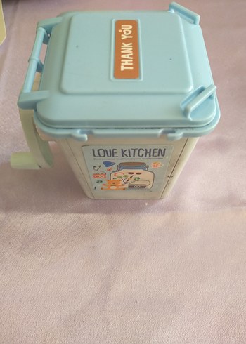 Mavi Pastel Kesme Takımı Kutusu