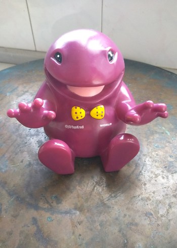 Mor Renkli Rakamlı Oyuncak Figür