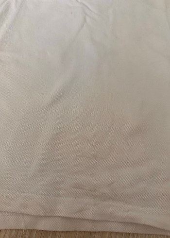 Doğa koleji 13-14 yaşBeyaz Pamuklu Kısa Kollu Polo Tişört - Görsel 3