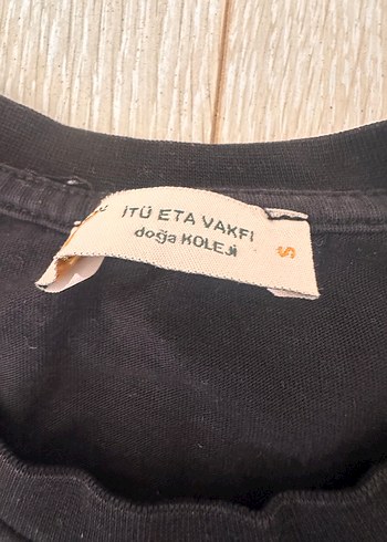 Doğa koleji Siyah Baskılı Pamuklu Erkek Tişört S beden - Görsel 2