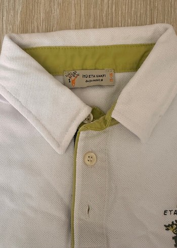 Doğa koleji Beyaz Uzun Kollu Polo Tişört - Görsel 2