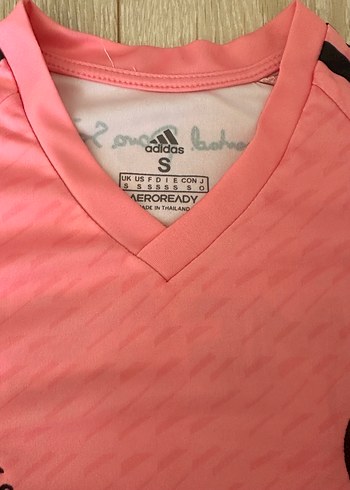 Erkek Pembe Kısa Kollu Spor forma messi - Görsel 2