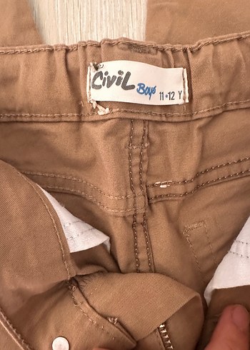 xs Beden camel Renk Civilden 11-12 yaş bej Pantolon