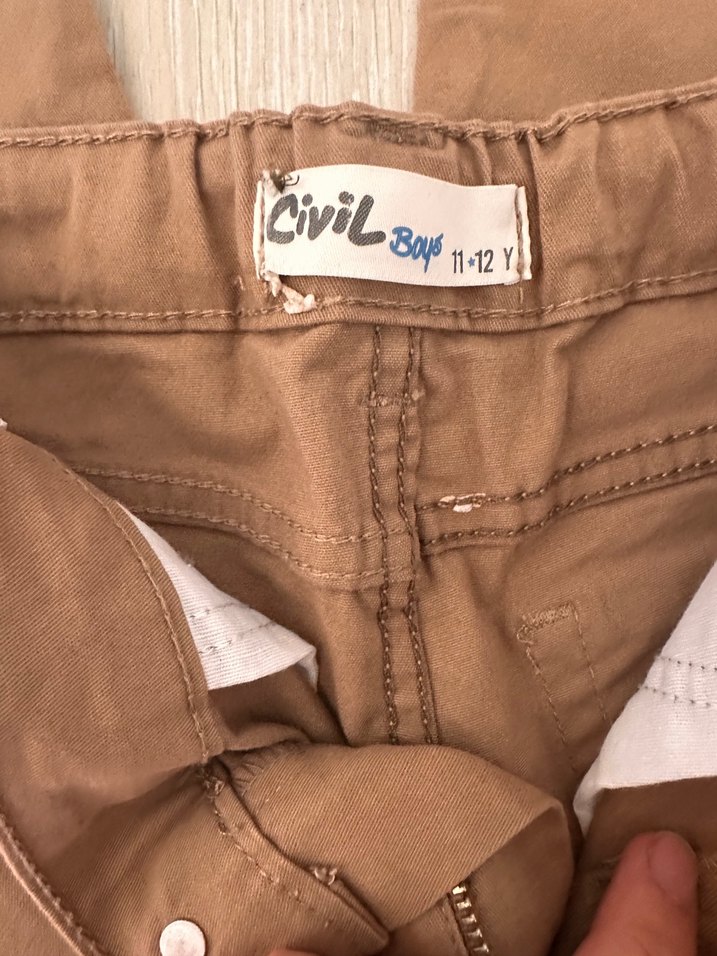 Civilden 11-12 yaş bej  Pantolon - Görsel 5