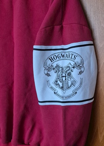Kırmızı Harry Potter Baskılı Kadın Sweatshirt - Görsel 5